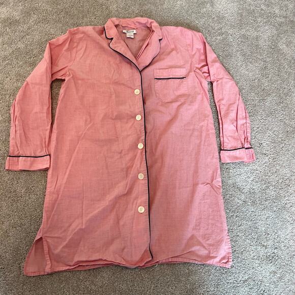 Madewell Women's Lightweight Button Down Nightgown 100% Cotton Size S - Picture 6 of 8